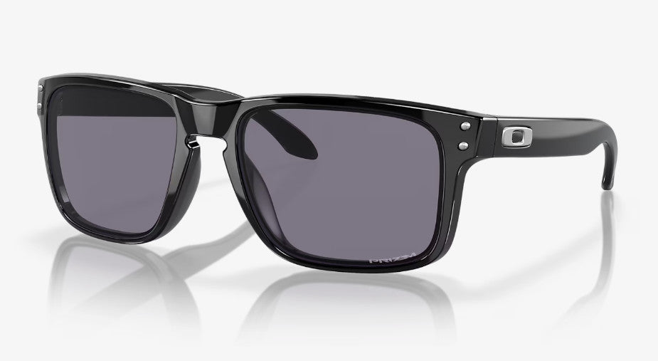 OAKLEY HOLBROOK XL POLISHED BLK SUNGLASSES w/ PRIZM GRY LENS