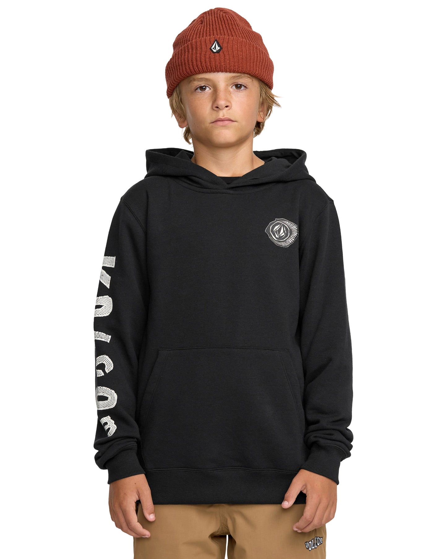 VOLCOM BOYS ESSENTIAL PO HOODY HO25 BLK