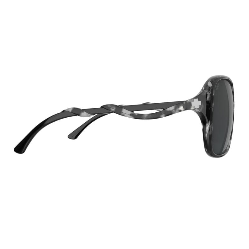 SPY FIONA MARBLE TORT BLACK SUNGLASSES w/ HAPPY GRAY