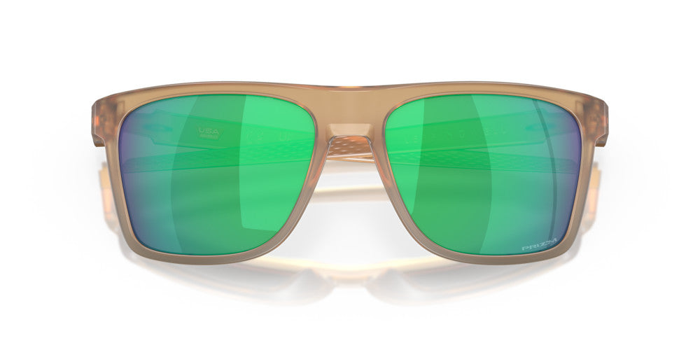 OAKLEY LEFFINGWELL MATTE SEPIA SUNGLASSES w/ PRIZM JADE LENS