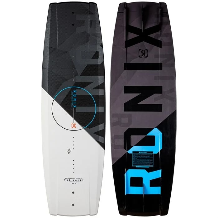2025 RONIX VAULT WAKE BOARD - TEXTURED WHITE/BLACK