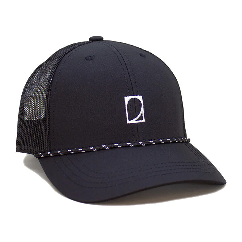 MARTHA MENS MALVA TRUCKER HAT SP26 BLACK