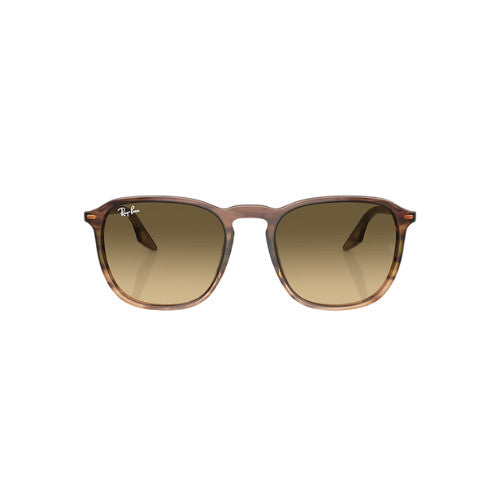 RAY-BAN RB2203 SUNGLASSES STRIPED BROWN GRAD w/ BROWN VINT DEG BLACK
