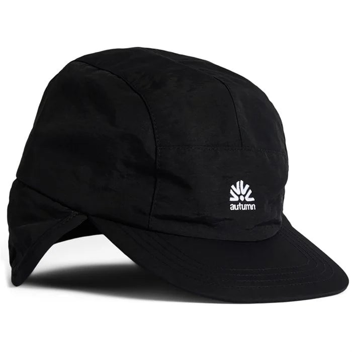 2025 AUTUMN DWR FLAP CAP BLACK