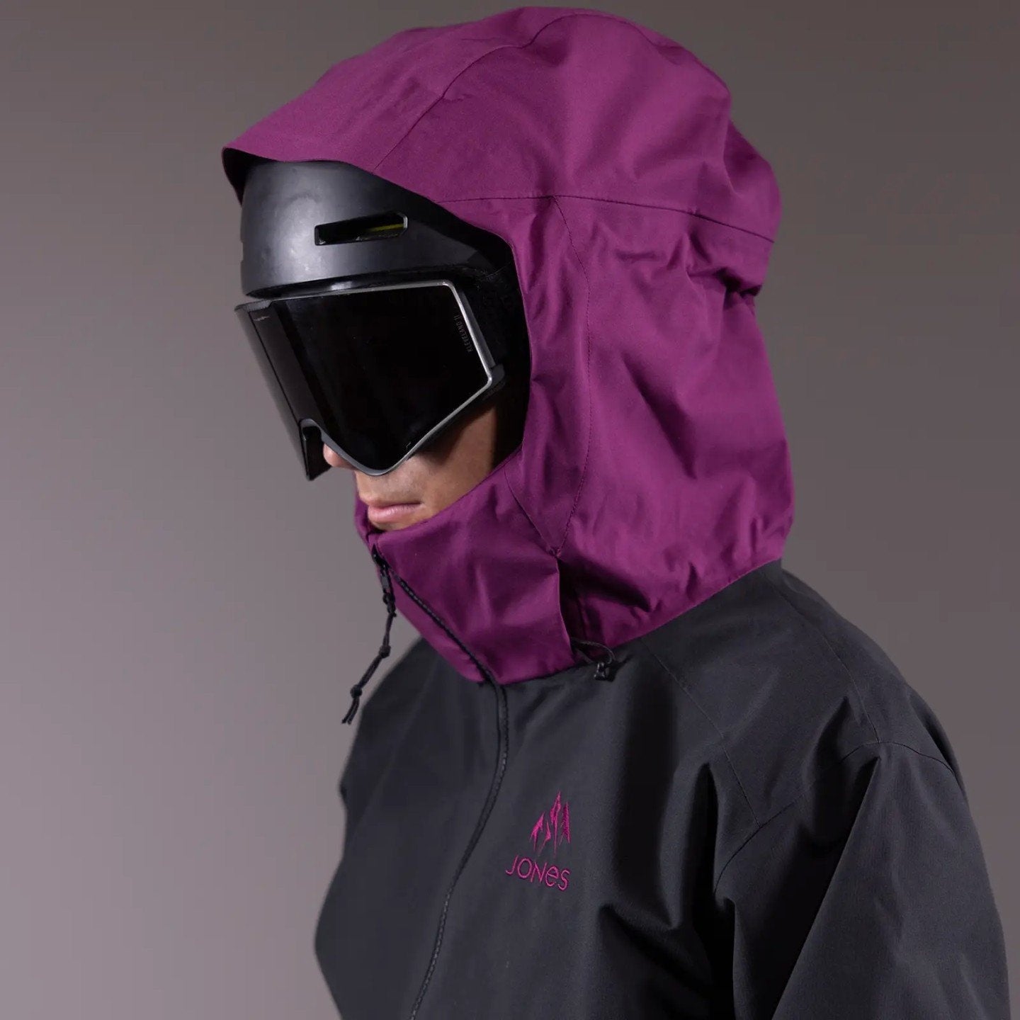 2025 JONES MOUNTAIN SURF RECYCLED ANORAK JACKET DEEP PPL