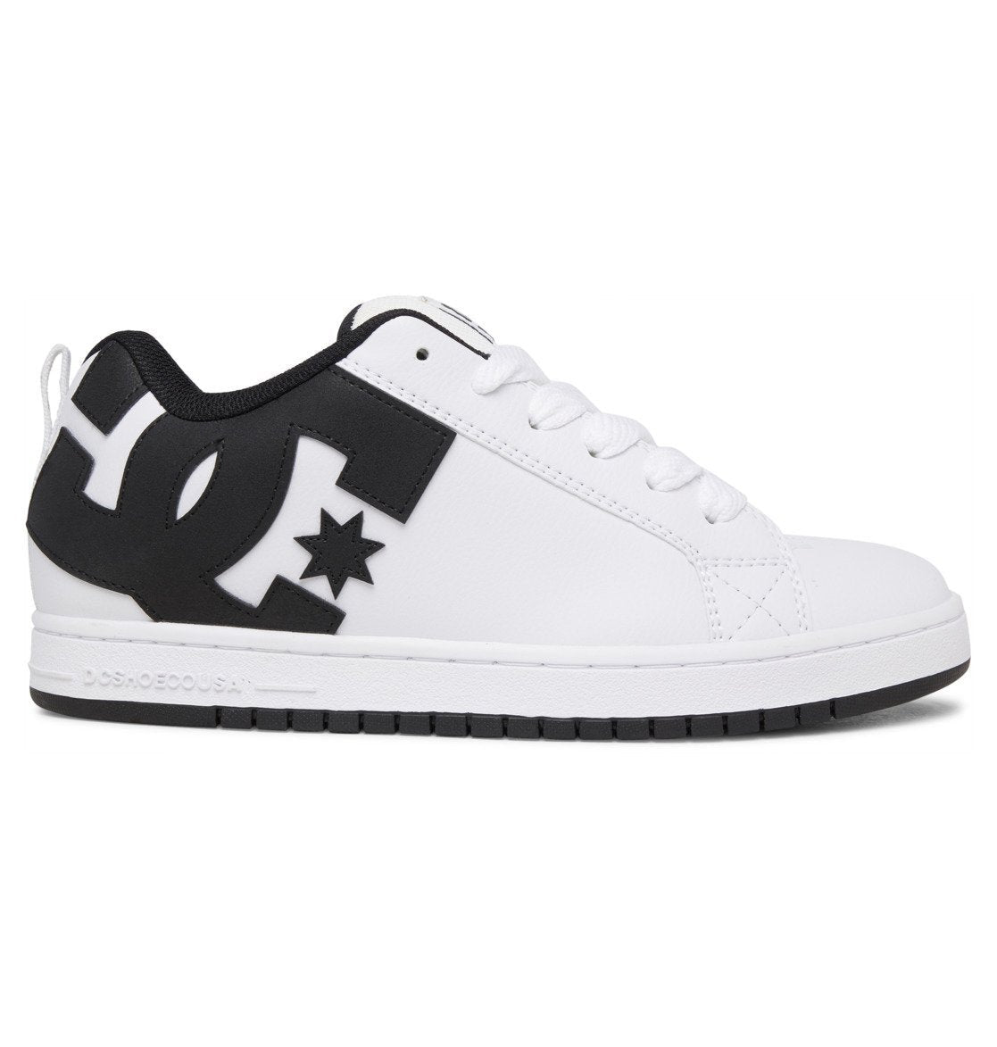 DC MENS COURT GRAFFIK SHOES SP24 (WLK) WHITE/BLACK/BLACK