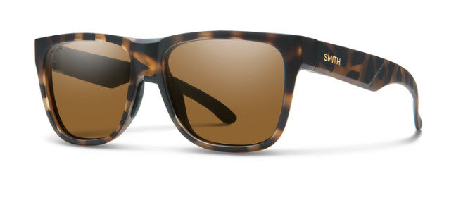 SMITH LOWDOWN 2 SUNGLASSES MATTE TORT W/ CP PLR BRWN