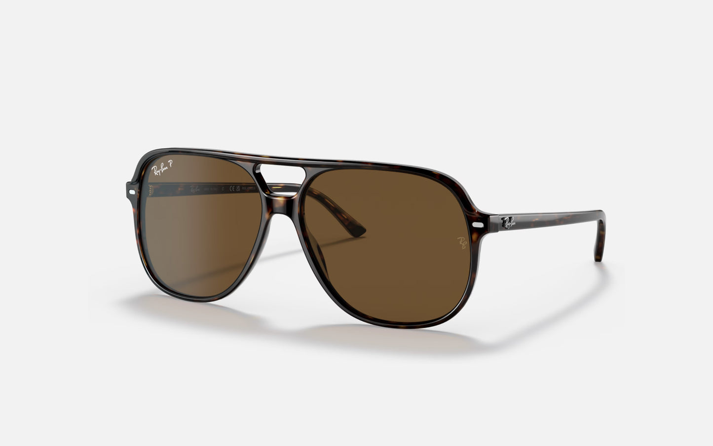 RAY-BAN BILL SUNGLASSES HAVANA w/ BROWN PLR