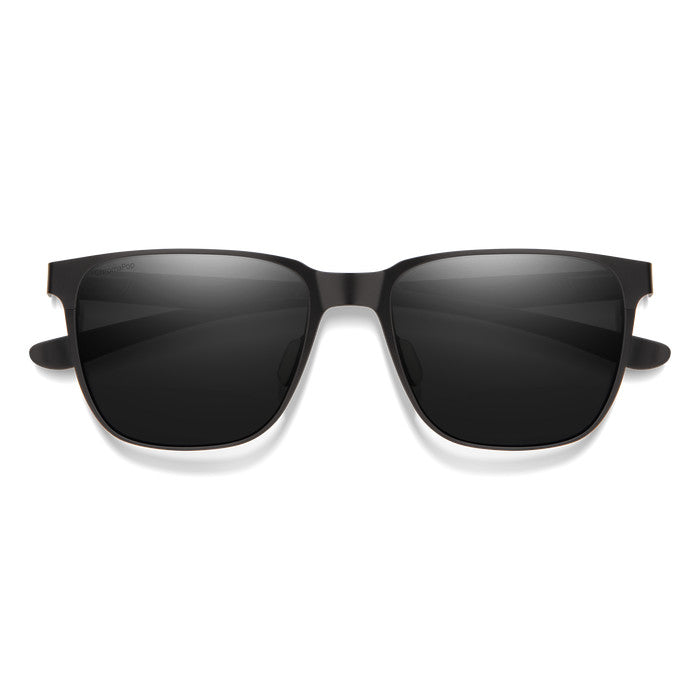 SMITH LOWDOWN METAL MATTE BLK SUNGLASSES w/ CP PLR BLK