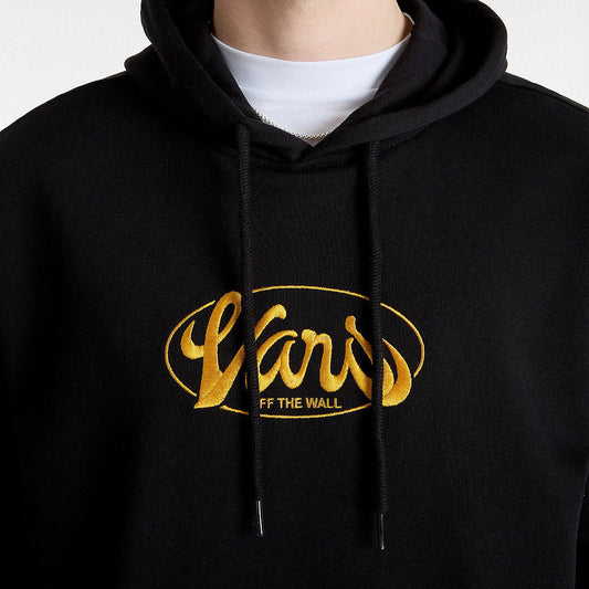 VANS MENS GLOBAL LINE LOOSE PO HOODY FA24 BLACK