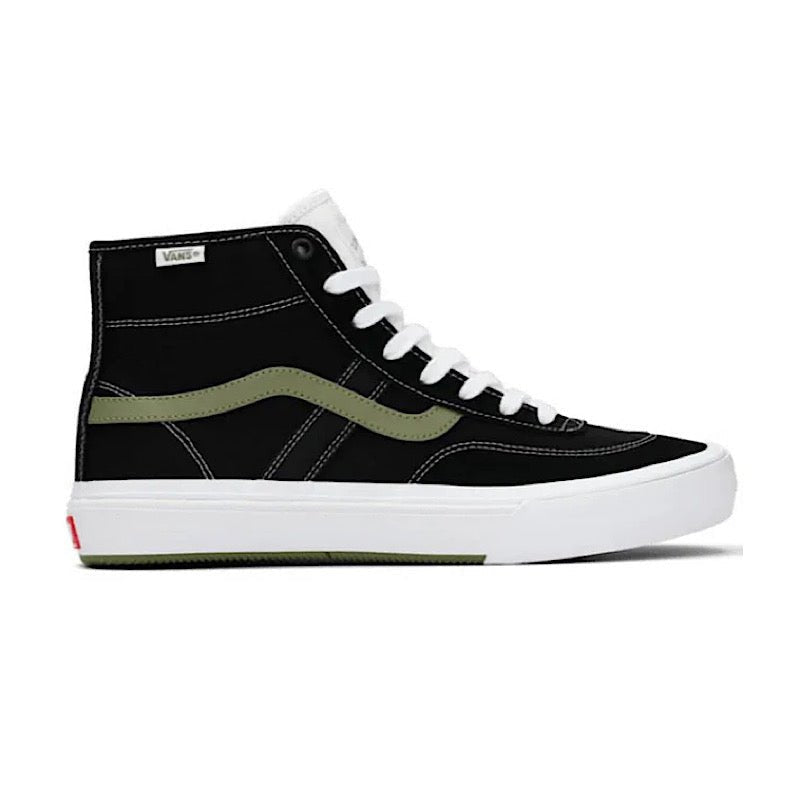 VANS MENS CROCKETT HIGH SHOE HO25 (YJ7) BLACK/GREEN