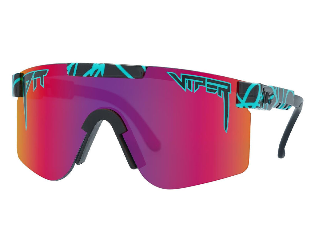 PIT VIPER THE SINGLE WIDES SUNGLASSES THE VOLTAGE w/POAR PINK/PURP