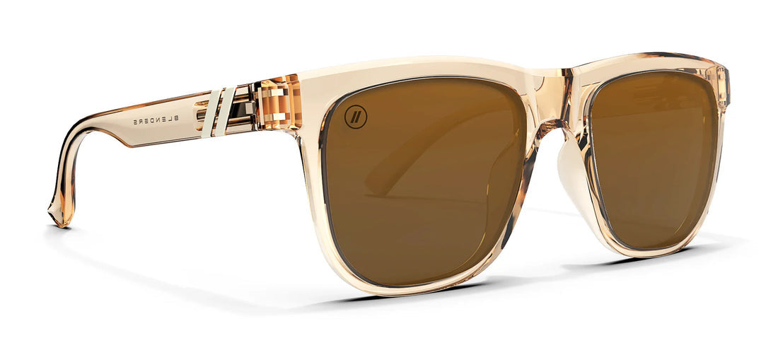 BLENDERS SENDER SUNGLASSES MOJAVE COVE w/ GLOSS CRYS TAN  / AMBER PC POL