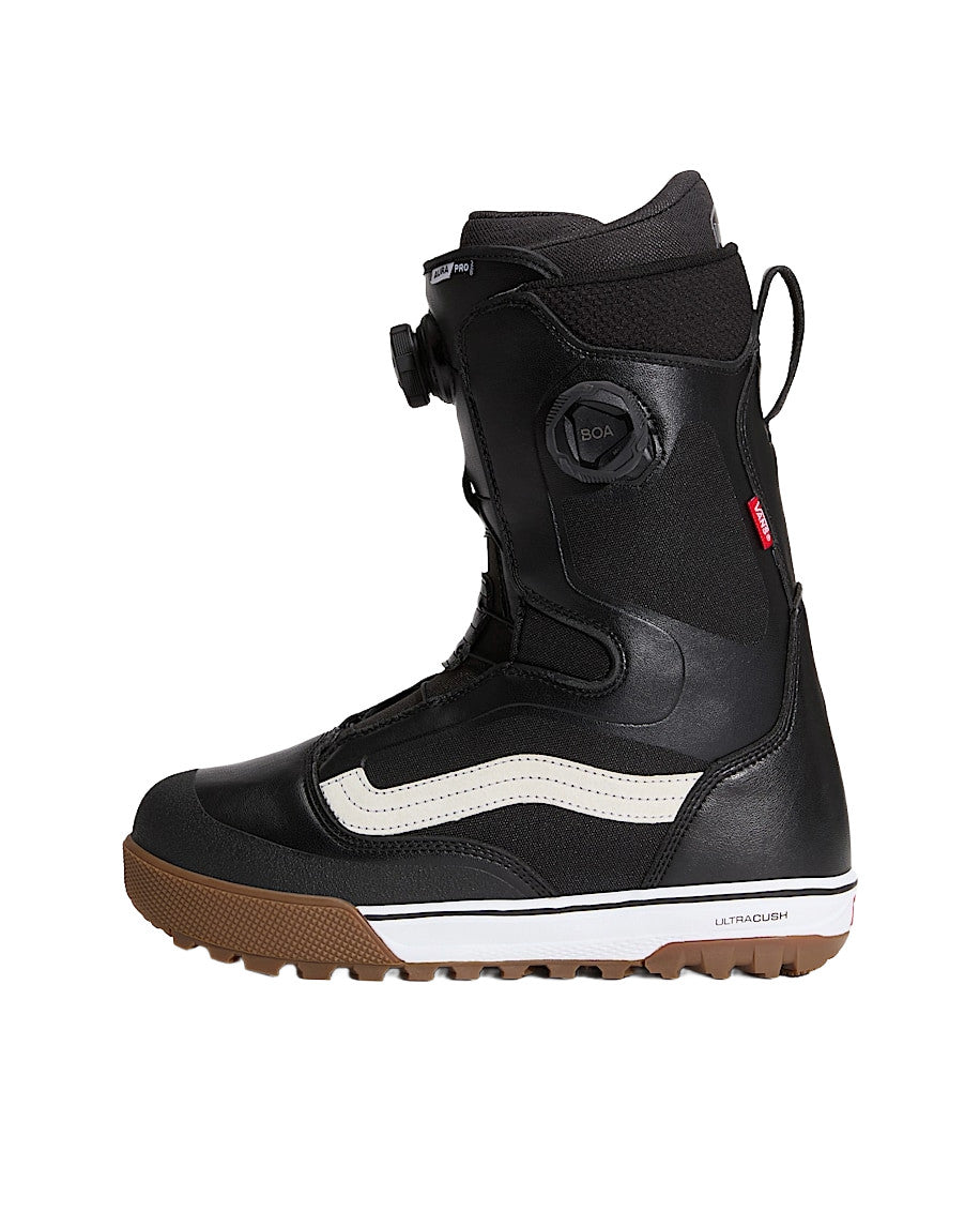 2026 VANS AURA PRO SNOWBOARD BOOTS BLACK/WHITE