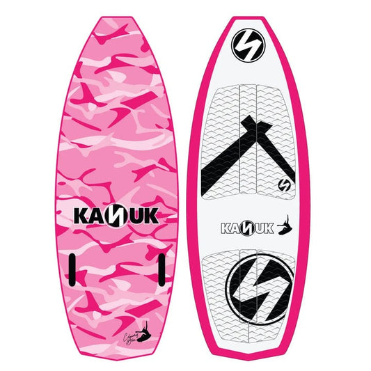 2022 KANUK CASSIDY GALE PRO WAKE SURF BOARD PINK CAMO