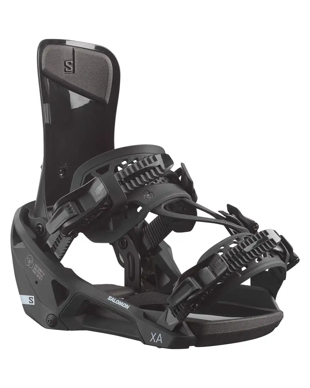 2026 SALOMON XA SUPERMATIC SNOWBOARD BINDINGS BLACK