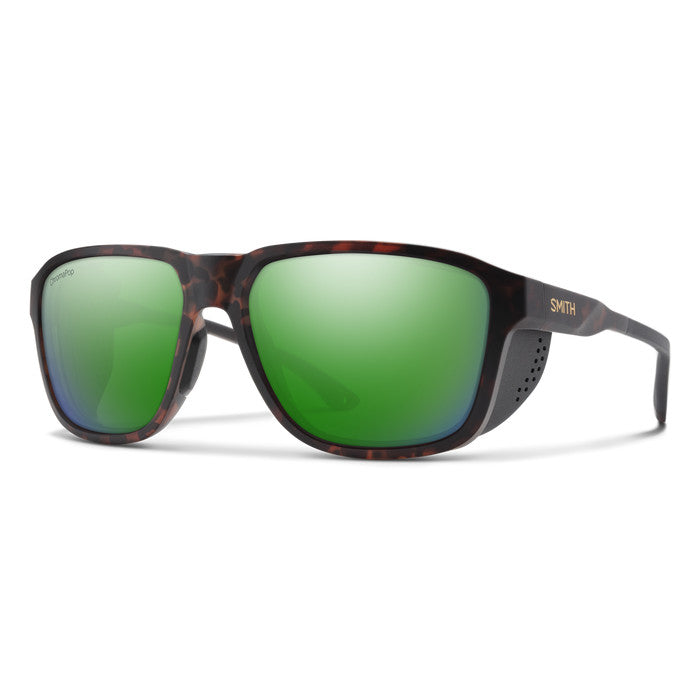 SMITH EMBARK SUNGLASSES MATTE TORT w/ PC CP PLR GRN MR