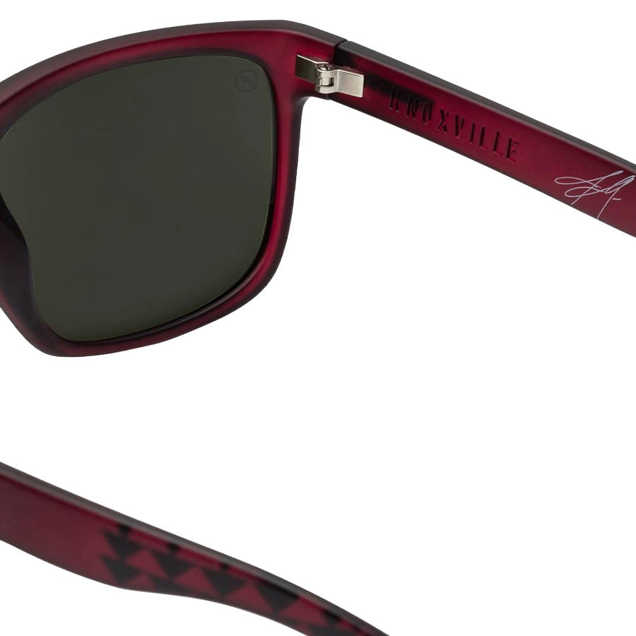 PLX ELECTRIC KNOXVILLE JM MATTE BOARS BLOOD SUNGLASSES w/ GRY PLR LENS