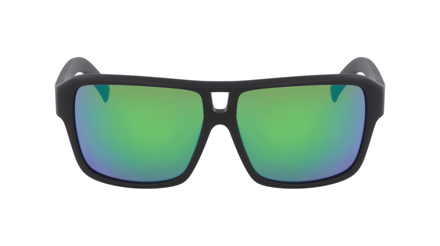 DRAGON THE JAM MATTE BLACK SUNGLASSES w/ LL GRN ION LENS