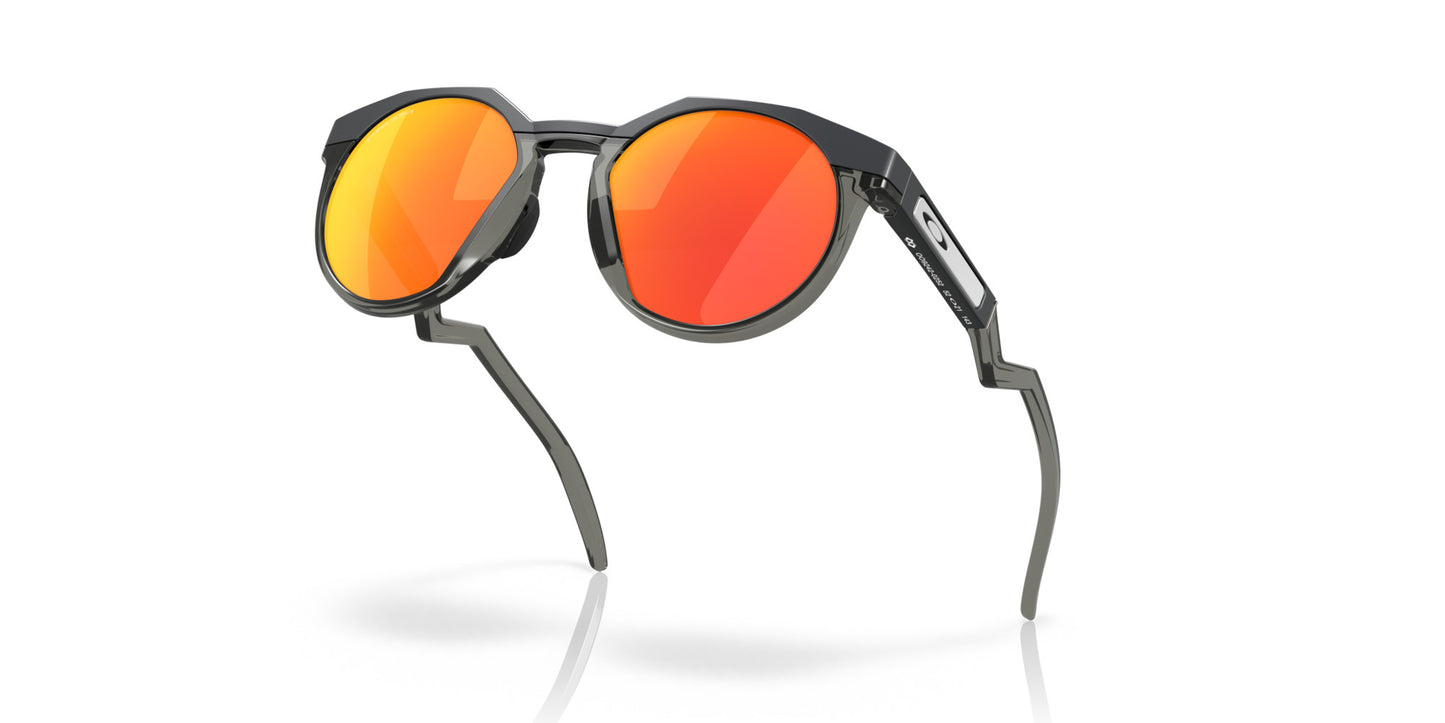 PLX OAKLEY HSTN MATTE CARBON SUNGLASSES w/ PRIZM RUBY LENS