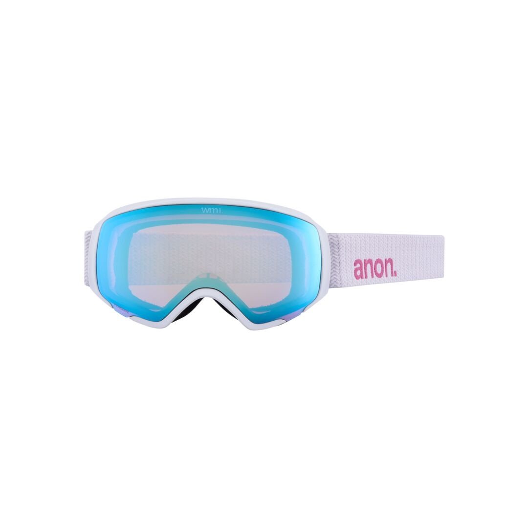 2023 ANON WM1 MFI GOGGLE W/ SPARE WHITE/PRCV CLDY PINK