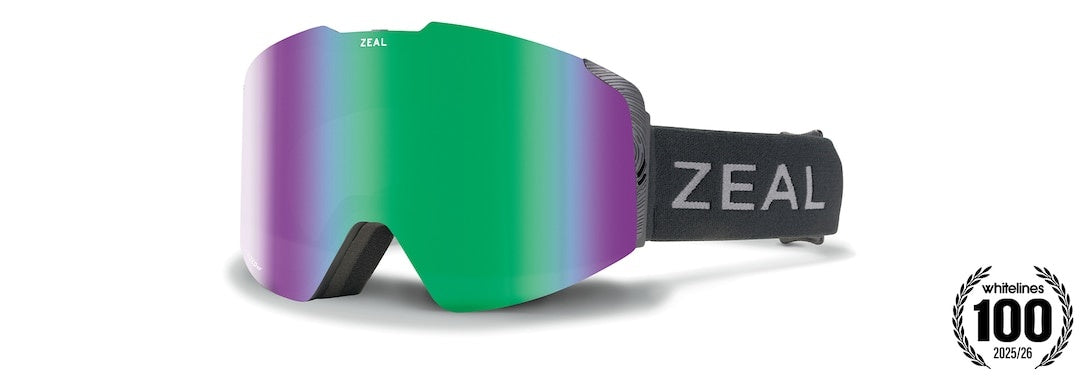 2026 ZEAL MERIDIAN GOGGLES DARK NIGHT w/JADE POLARIZED