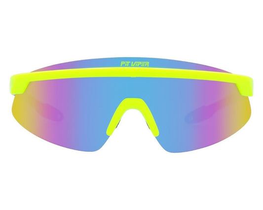 PIT VIPER THE SKYSURFER SUNGLASSES THE SLUDGE w/POLAR BLUE/PURPLE