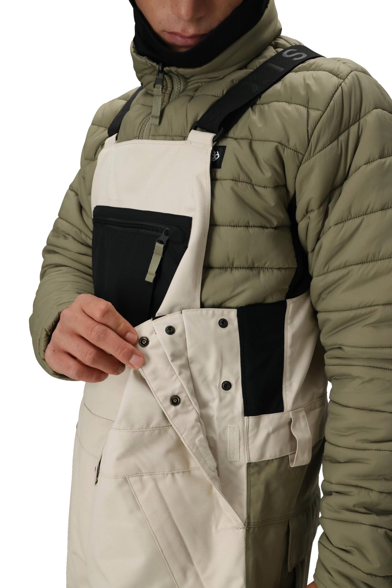 2026 686 HOT LAP INSULATED BIB PANT LMSTN CLRBLK