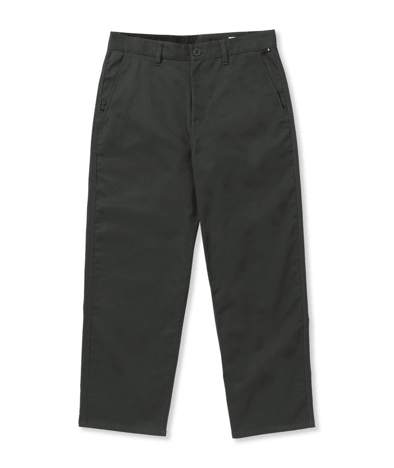 VOLCOM MENS BILLOW TWILL PANTS SP24 (ASB) ASPHALT BLACK