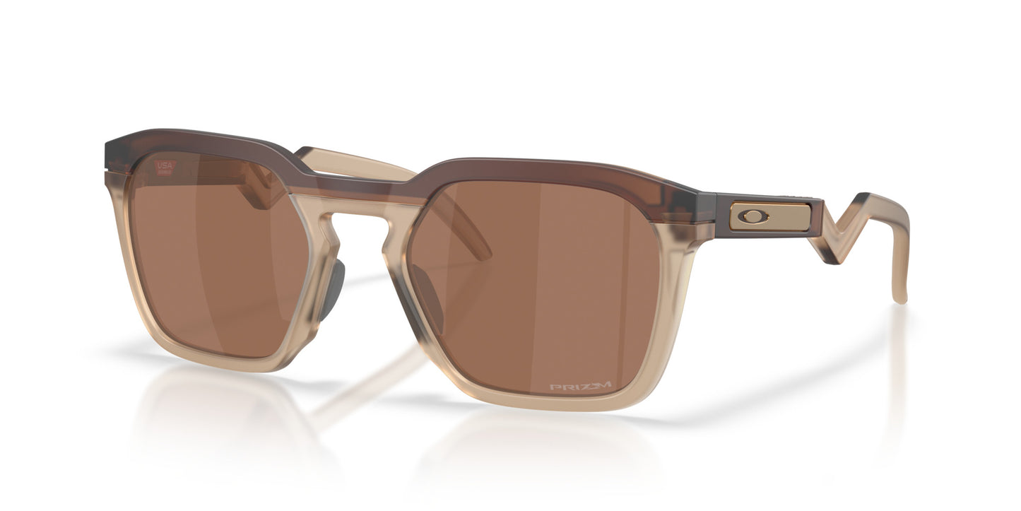 OAKLEY HSTN SQ MATTE ROOTBEER SUNGLASSES w/ PRIZM TNGSTN