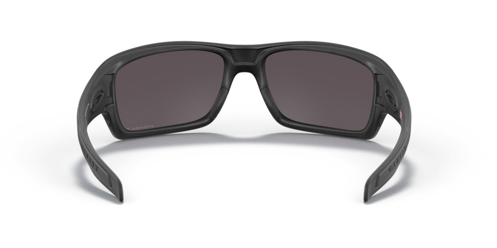 OAKLEY TURBINE MATTE BLK SUNGLASSES w/ PRIZM GRY PLR LENS