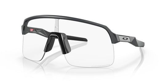OAKLEY SUTRO LITE MATTE CARBON SUNGLASSES w/ CLEAR TO BLK PHOTO