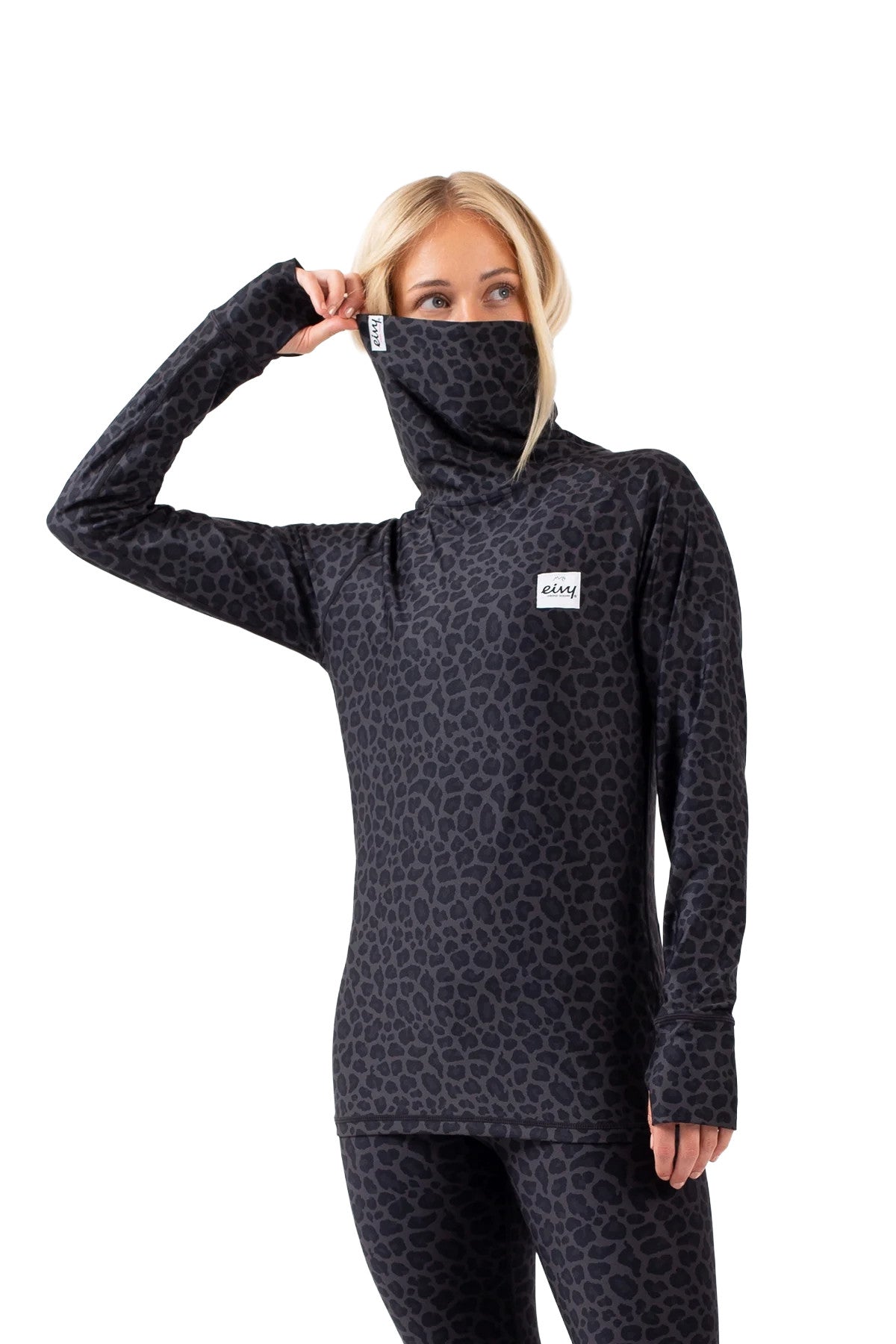2025 EIVY WMNS ICECOLD TOP BLACK LEOPARD