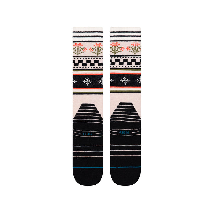 2026 STANCE WMNS WINTER BLOOM MID CREW SNOW SOCKS LILAC