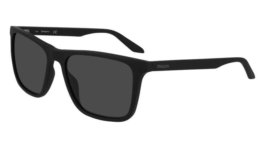 DRAGON RENEW MATTE BLACK SUNGLASSES w/ LL SMK LENS