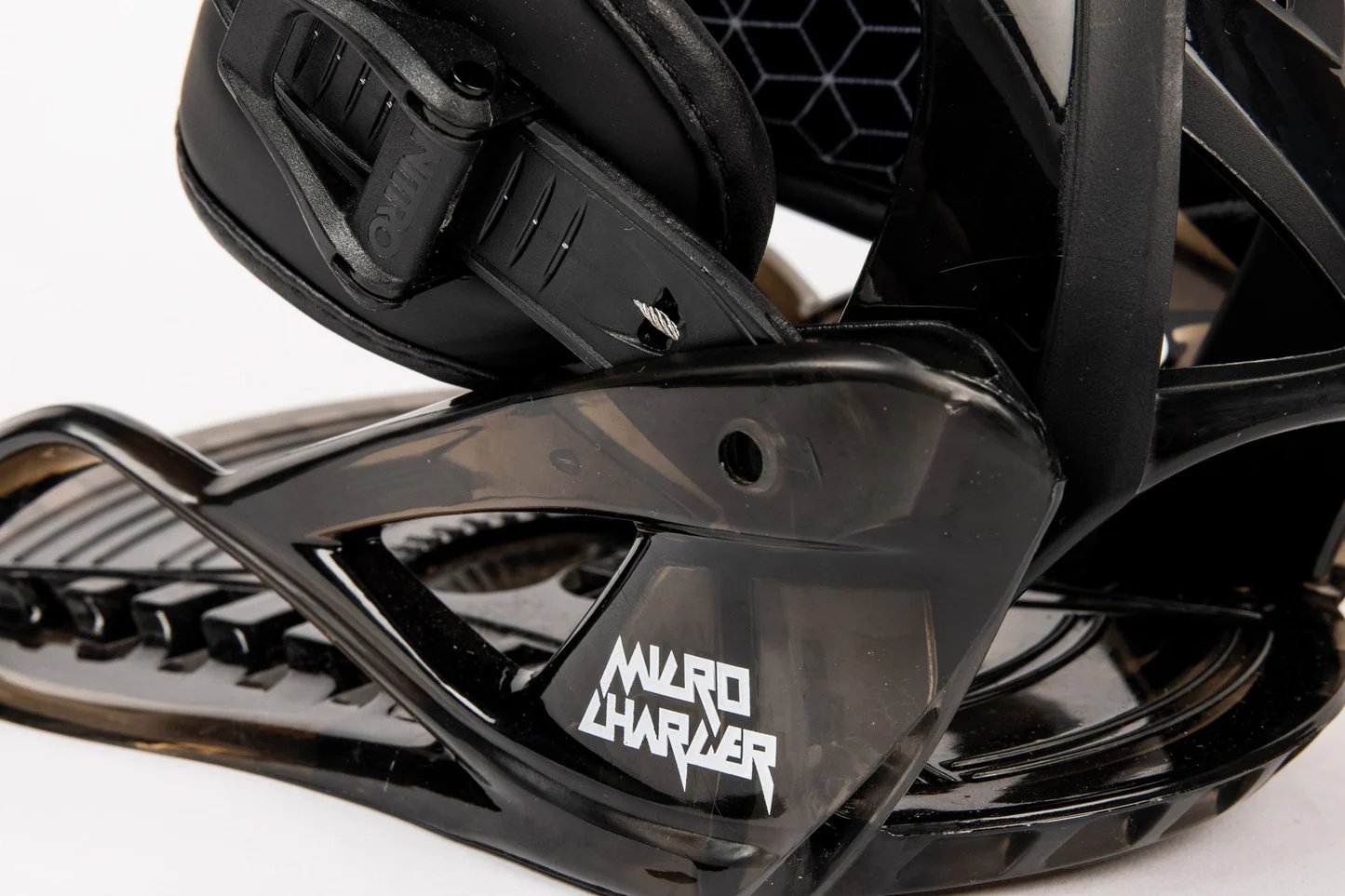 2025 NITRO MICRO CHARGER SNOWBOARD BINDINGS BLACK