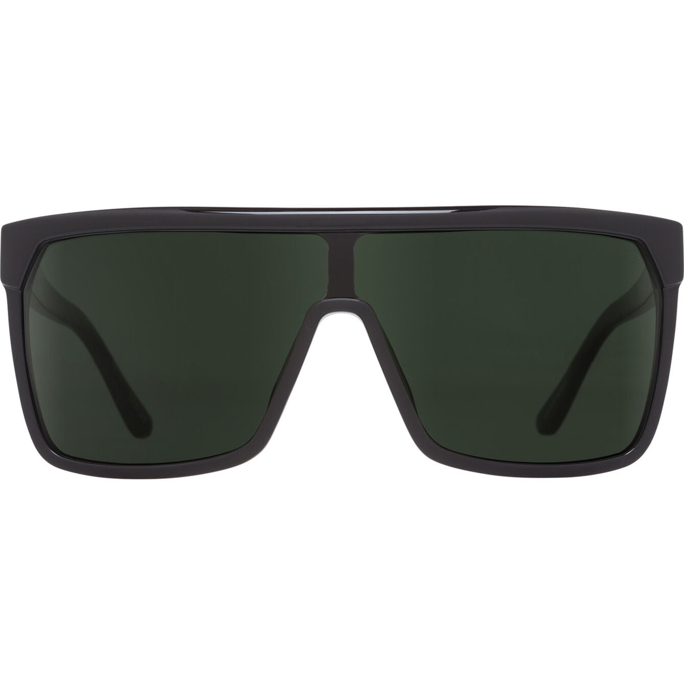 PLX SPY FLYNN MATTE BLACK SUNGLASSES w/ HAPPY GRY GRN
