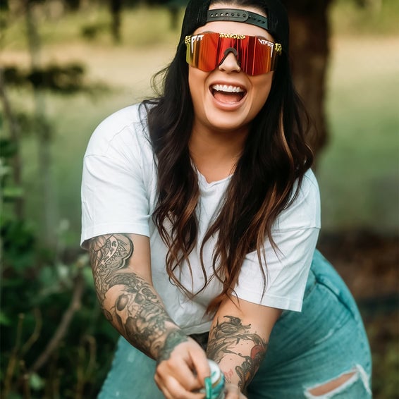 PIT VIPER THE CARNIVORE DOUBLE WIDE SUNGLASSES