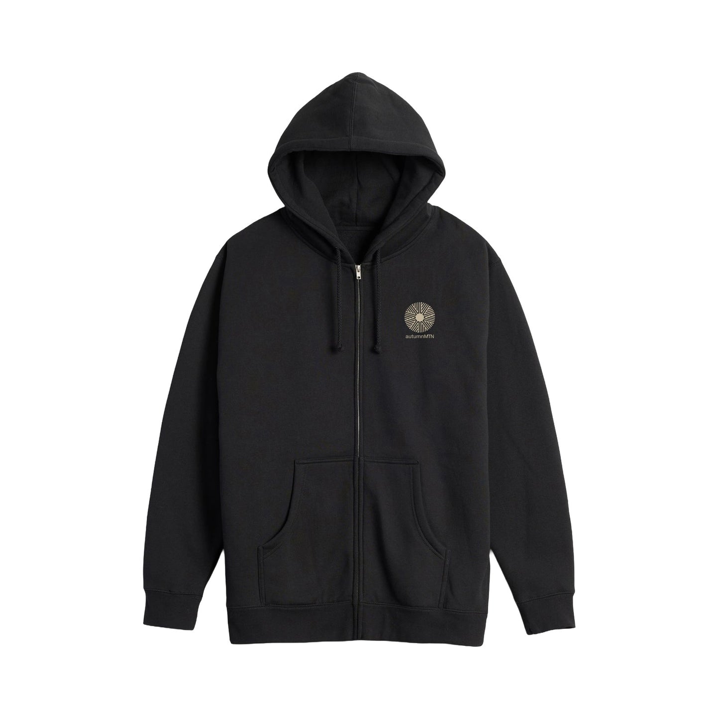 2026 AUTUMN MTN ZIP HOODIE BLACK