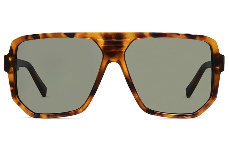 VONZIPPER ROLLER VINTAGE TORT SUNGLASSES w/ VINTAGE GREY LENS