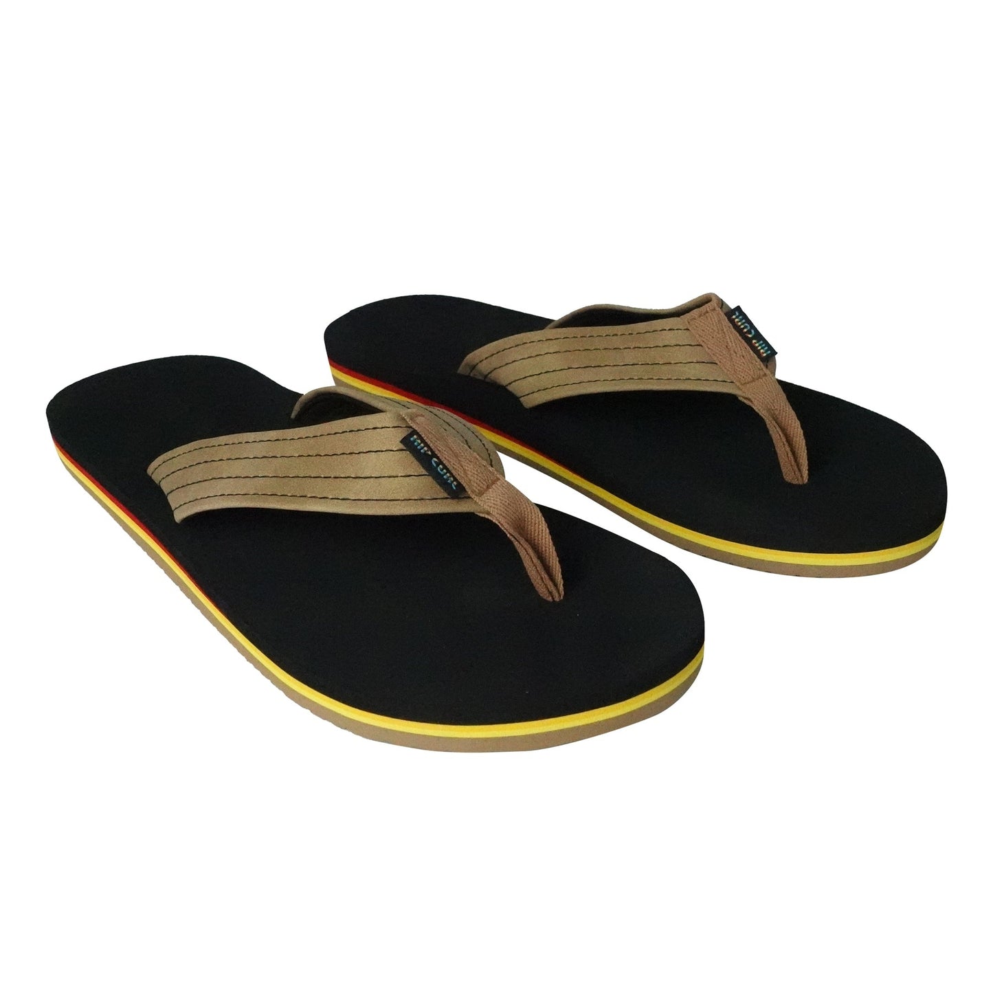 RIP CURL MENS REVIVAL STAPLE SANDAL SU24 BLACK/BROWN