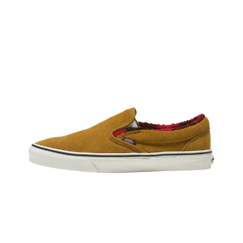 VANS MENS CLASSIC SLIP-ON SHOES FA23 (1M7) COZY HUG GOLDEN BROWN