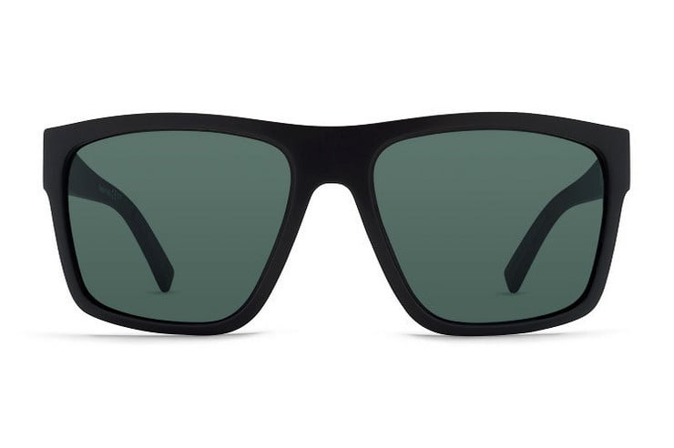 VONZIPPER DIPSTICK BLACK SATIN SUNGLASSES w/ GRY LENS