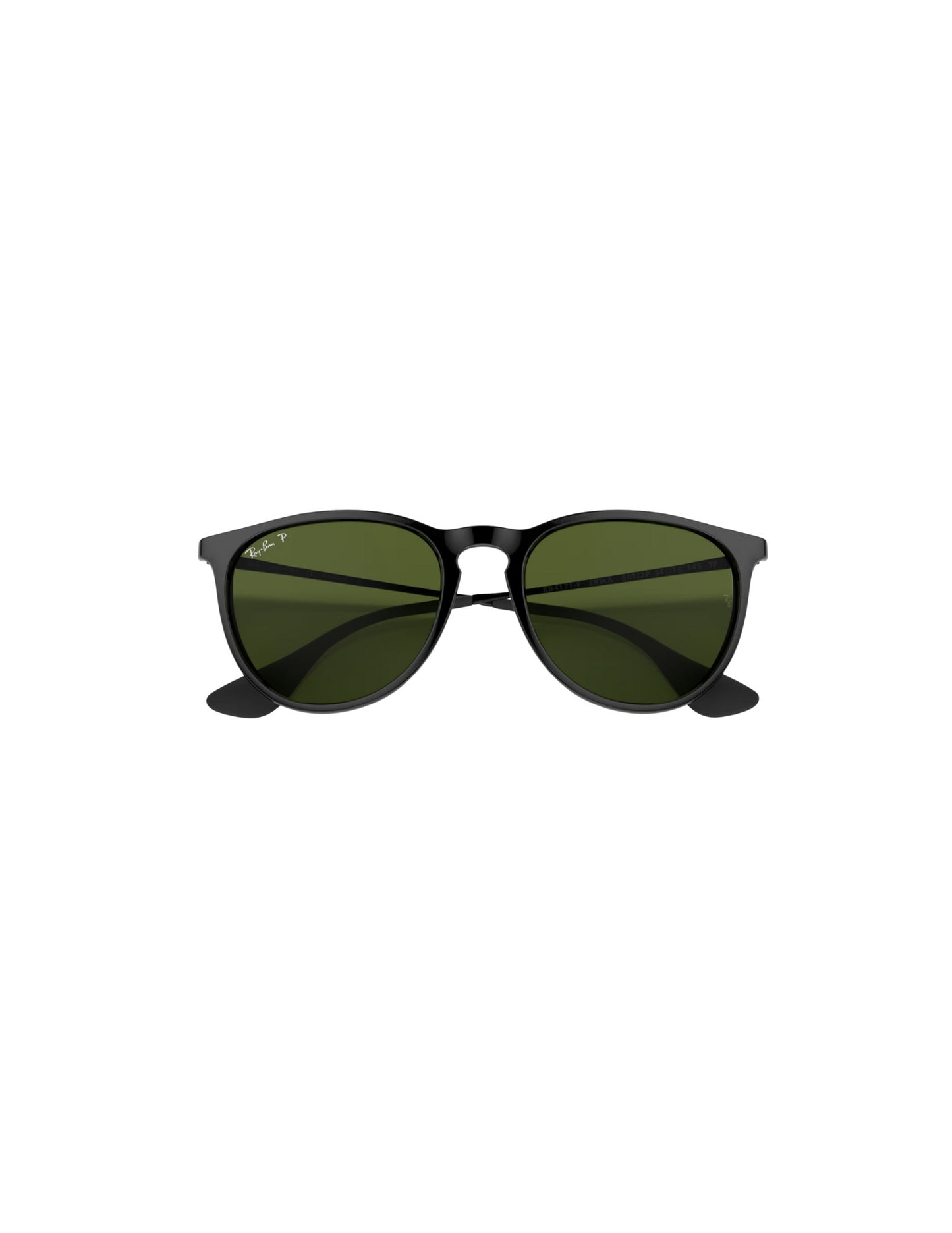 RAY-BAN ERIKA SUNGLASSES BLACK w/ GREEN