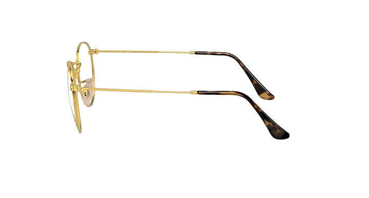 PLX RAY-BAN ROUND METAL SUNGLASSES ARISTA w/ POLAR CLEAR
