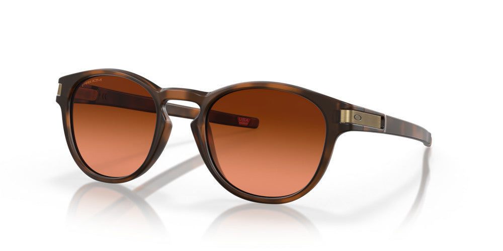 OAKLEY LATCH MATTE BROWN TORTOISE SUNGLASSES w/ PRIZM BRN GRAD LENS