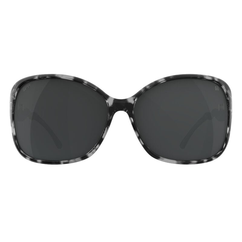 SPY FIONA MARBLE TORT BLACK SUNGLASSES w/ HAPPY GRAY