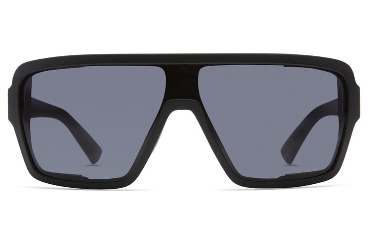 VONZIPPER DEFENDER BLACK SATIN SUNGLASSES w/ GRY LENS