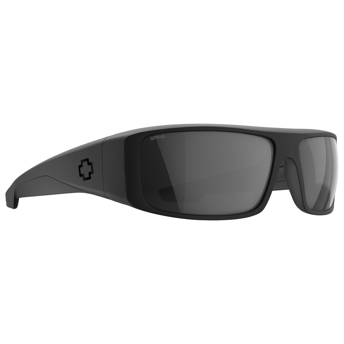 SPY LOGAN ANSI MATTE BLACK SUNGLASSES w/ HAPPY GRY PHOTOCHROMIC