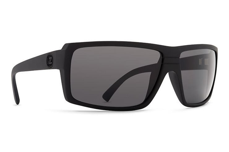 VONZIPPER SNARK BLACK SATIN SUNGLASSES w/ GRY LENS